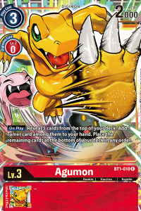 Agumon BT1-010 Alt. Art