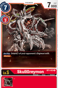 SkullGreymon BT1-023