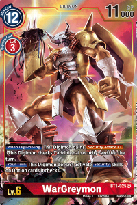 WarGreymon BT1-025 Alt. Art