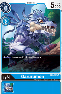Garurumon BT1-036