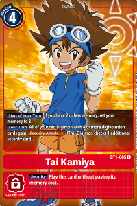 Tai Yagami BT1-085 Alt. Art