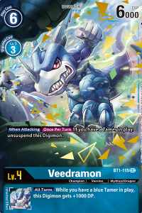 Veedramon BT1-115 Alt. Art
