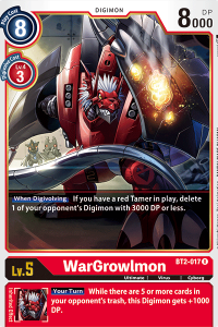 WarGrowlmon BT2-017