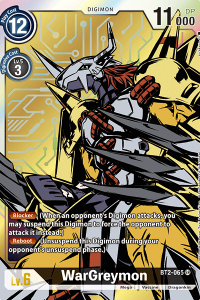 WarGreymon BT2-065 Alt. Art