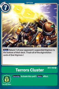 Terror's Cluster BT2-102