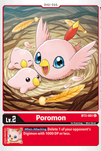 Poromon BT3-001