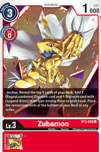 Zubamon BT3-008