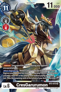 CresGarurumon BT3-073