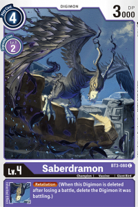 Saberdramon BT3-080