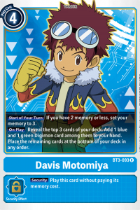 Davis Motomiya BT3-093