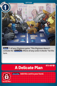 A Delicate Plan BT3-097