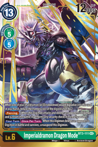 Imperialdramon Dragon Mode BT3-111