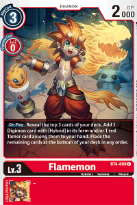 Flamemon BT4-009