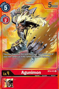 Agunimon BT4-011 Alt. Art