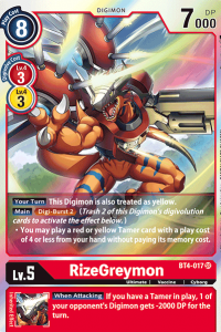 RizeGreymon BT4-017