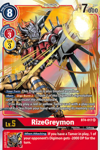 RizeGreymon BT4-017 Alt. Art