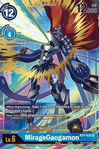 MirageGaogamon BT4-035 Alt. Art