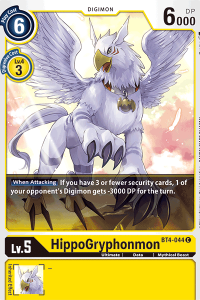 HippoGryphonmon BT4-044