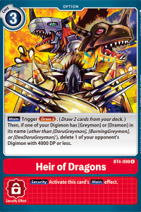 Heir of Dragons BT4-099