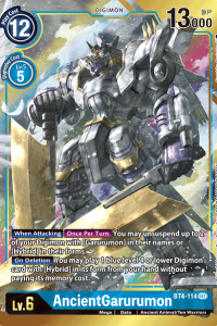 AncientGarurumon BT4-114 Alt. Art