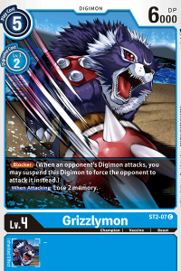 Grizzlymon ST2-07