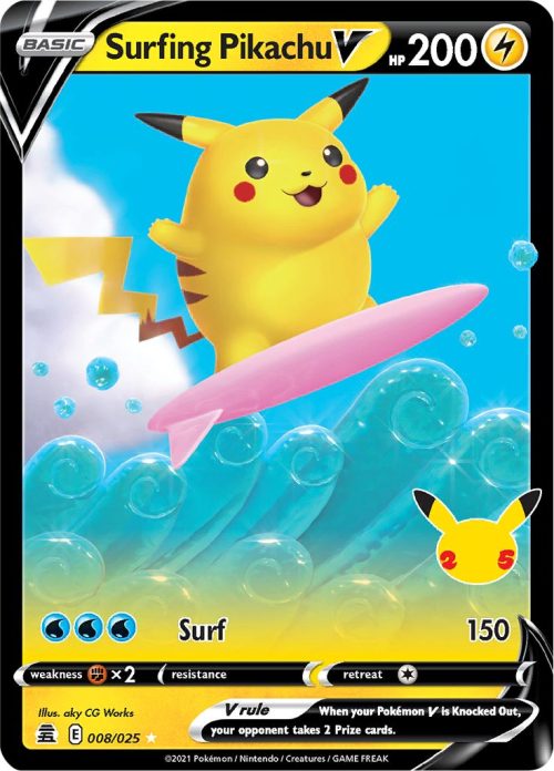 Celebrations Surfing Pikachu V