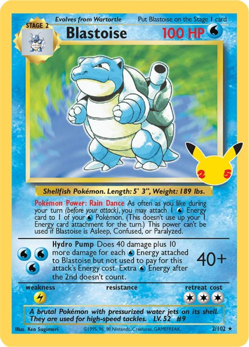 Celebrations Blastoise