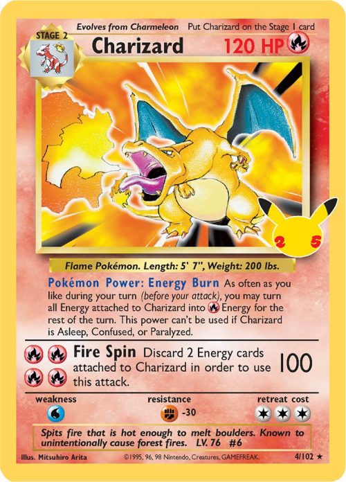 Celebrations Charizard