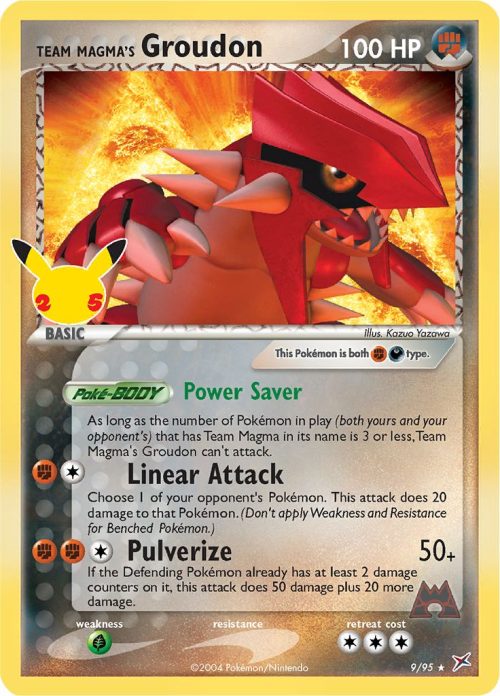 Celebrations Team Magma's Groudon