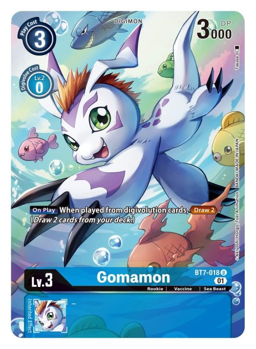 Gomamon Alt Art BT7-018