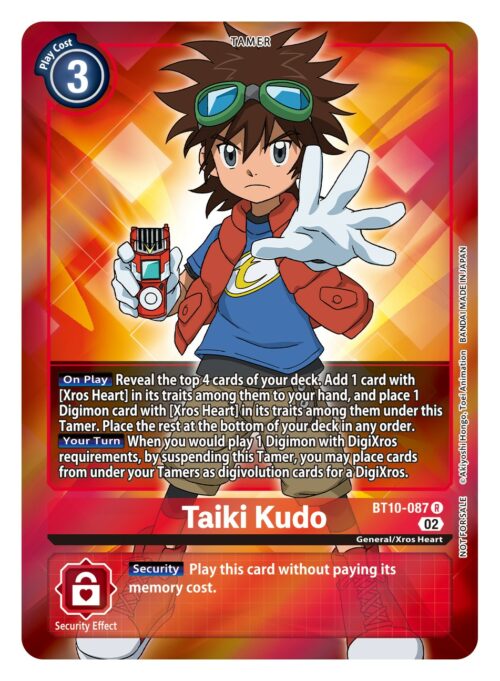 Taiki Kudo BT10-087BT Box Topper