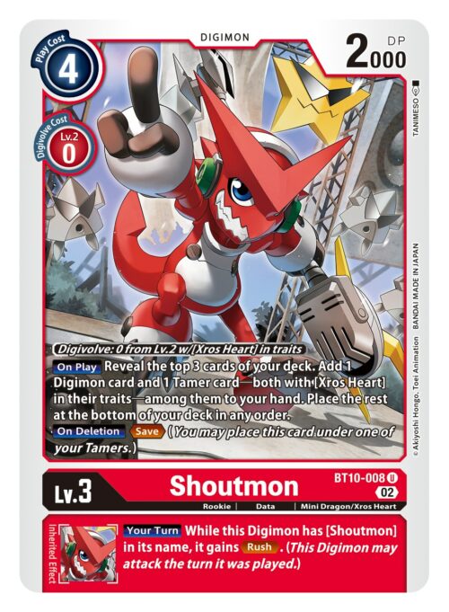Shoutmon BT10-008