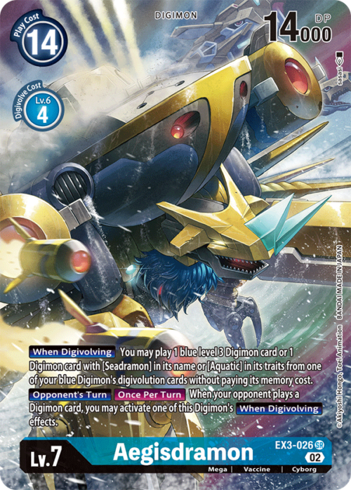 Aegisdramon EX3-026A