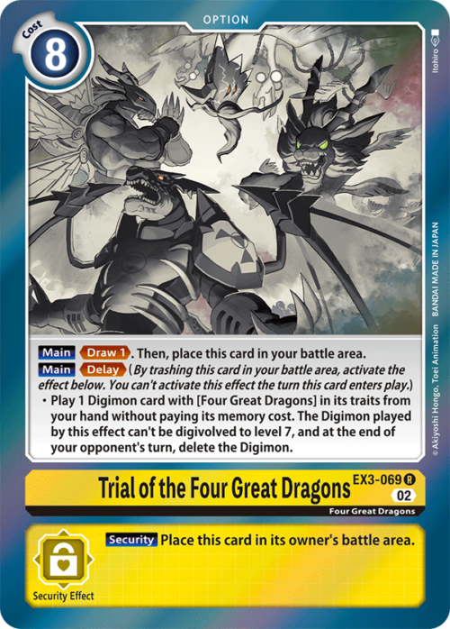Trial of the Four Great Dragons EX3-069