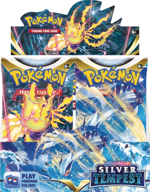 Pokemon Sword & Shield Silver Tempest Booster Box