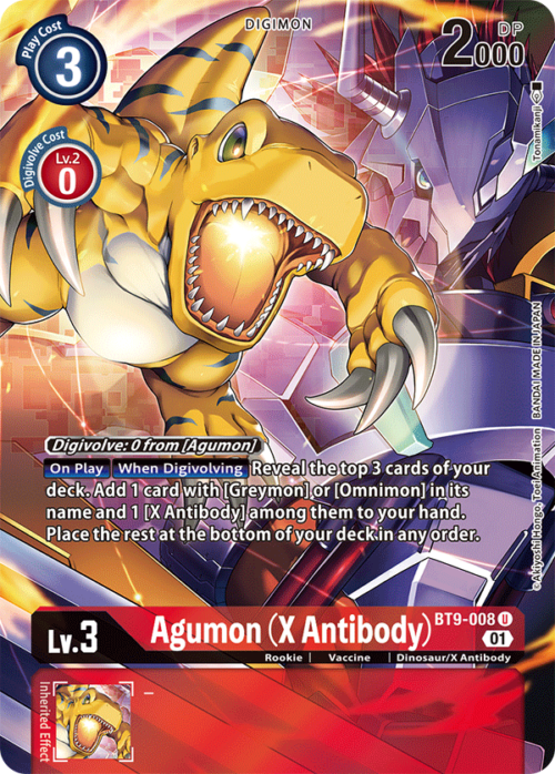 Agumon X Antibody Alt Art BT9-008A