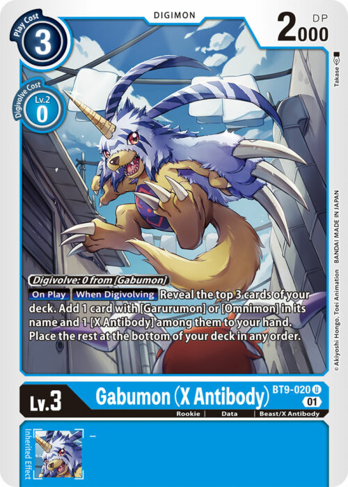 Gabumon X Antibody BT9-020