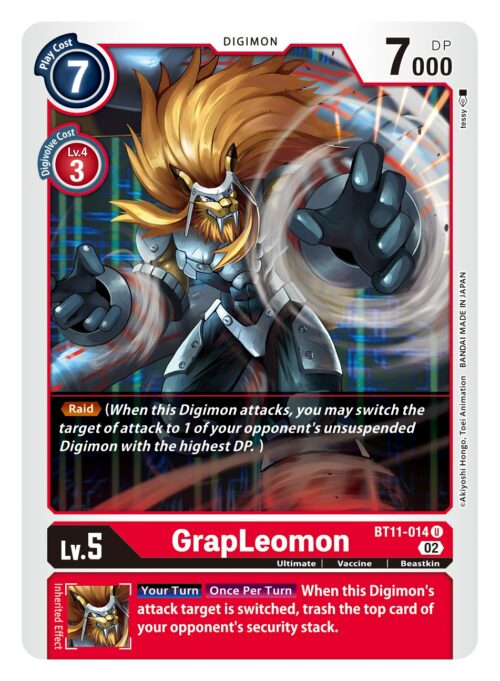 BT11-014 Dimensional Phase GrapLeomon