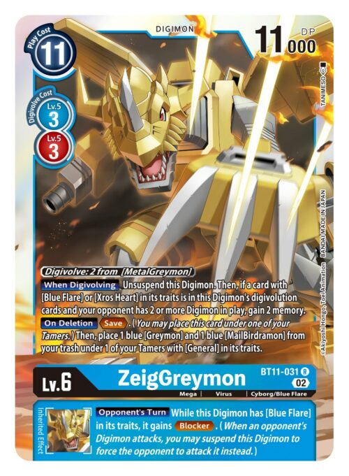 BT11-031 Dimensional Phase ZeigGreymon