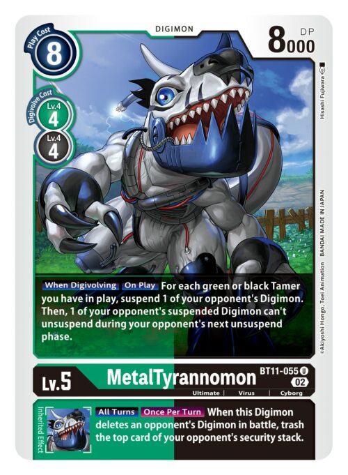 BT11-055 Dimensional Phase MetalTyrannomon