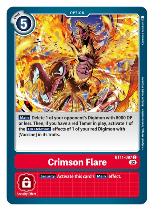 BT11-097 Dimensional Phase Crimson Flare