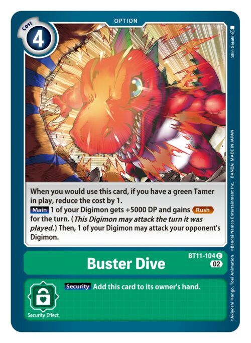 BT11-104 Dimensional Phase Buster Dive