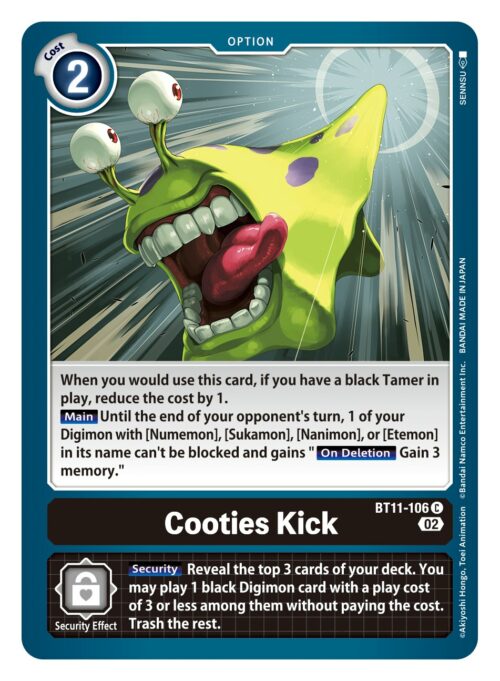 BT11-106 Dimensional Phase Cooties Kick