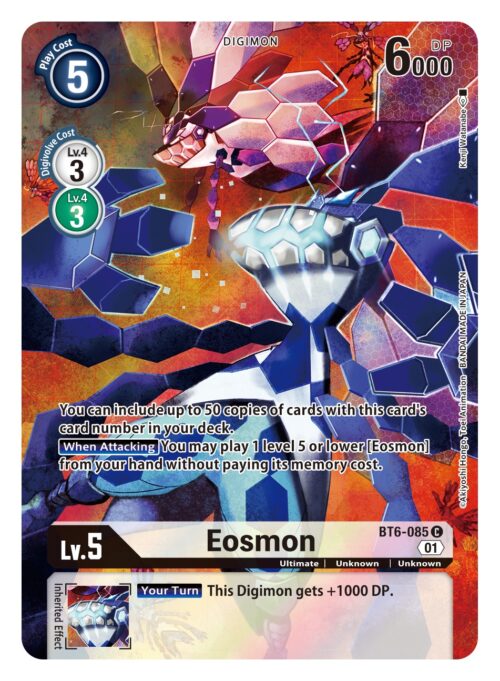 BT6-085 Dimensional Phase Eosmon Anniversary Art