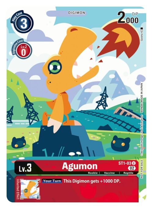 ST1-03 Dimensional Phase Agumon Box Topper