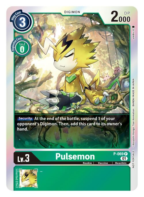 P-069 Across Time Box Topper Pulsemon P-069
