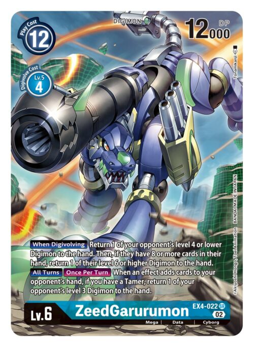EX4-022A Alternative Being ZeedGarurumon Alternate Art