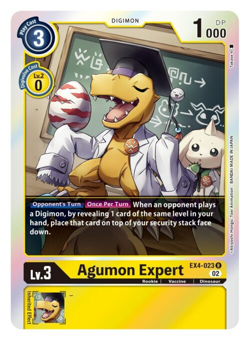 EX4-023 Alternative Being Agumon Expert