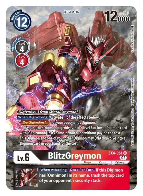 EX4-051A Alternative Being BlitzGreymon Alternate Art