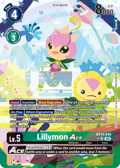 BT14-049EA Lilymon ACE English Alternate Art